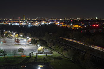 The Virginia Tech Innovation Campus site positions the university and its future partners near the nation’s capital, diverse industries and leading tech companies, including Amazon.com Inc. and its HQ2 East Coast headquarters in Arlington. Photo courtesy Virginia Tech