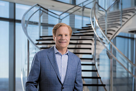 Richard Fairbank, chairman and CEO of McLean-based Capital One Financial Corp., earned $7.7 million in 2019, 56% less than the prior year. Photo courtesy Capital One Financial Corp.