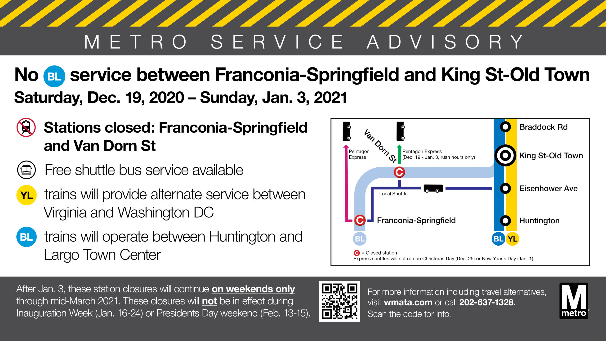 Graphic courtesy WMATA