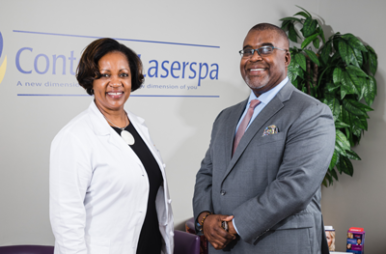 Dr. Tammy Jones and Art Jackson struggled to get loans and relief funding for their Fairfax County family medical practice and medi-spa. Photo by Stephen Gosling