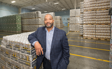 Instead of cookouts and parties, Chesbay Distributing is holding online happy hours and sent home meals to employees’ families, says President and General Manager Patrick Collins. Photo by Mark Rhodes