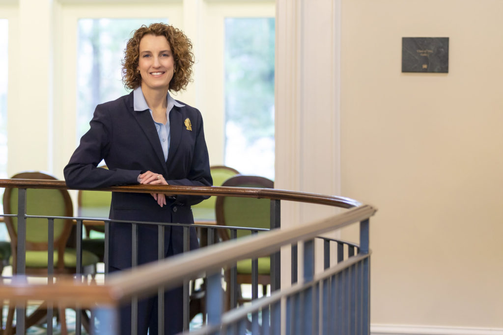 W&M Chief Operating Officer Amy Sebring had to figure out how to cut costs when the university projected a budget gap of up to $100 million for this fiscal year. Photo by Jim Agnew/William & Mary