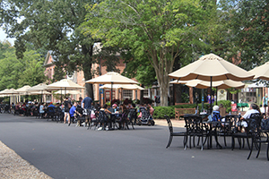 Colonial Williamsburg Foundation hopes to expand the Merchants Square retail village, adding a mix of residences, retail and office space. Photo courtesy Colonial Williamsburg Foundation