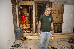 Paul Reimers, owner and president of PR Construction & Development in Leesburg, says demand for home remodeling is at the highest point he's seen in nearly 35 years. Photo by Will Schermerhorn