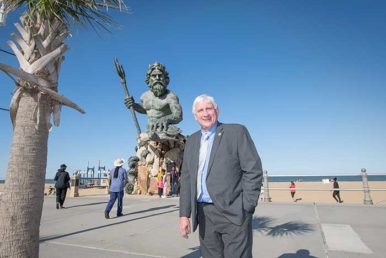 “Virginia Beach is going to be the epicenter of economic development on the East Coast,” predicts the city's mayor, Bobby Dyer. Photo by Mark Rhodes