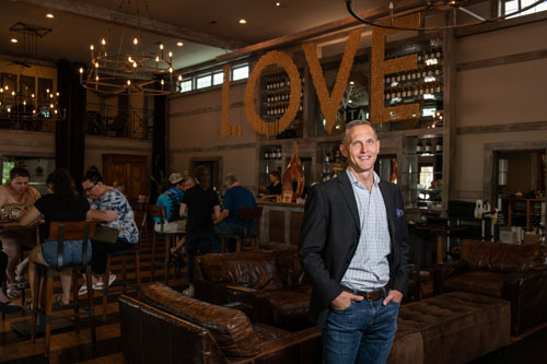 “This time last year, we were terrified,” recalls George Hodson, CEO of Veritas Vineyard in Nelson County. Photo by Caroline Martin 