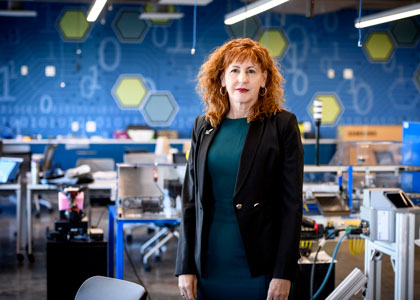 Paula Sorrell is George Mason’s associate vice president of innovation and economic development. Photo by Will Schermerhorn
