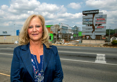 Jill Loope, Roanoke County's director of economic development, says there's “a lot of new energy” around the redevelopment of the Route 419 corridor. by Don Petersen;