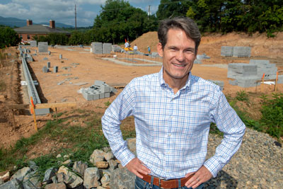 The Roanoke region has seen “really good, consistent growth, better than we've had in the past,” says commercial developer and custom home builder Alexander Boone. Photo by Don Petersen
