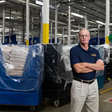 HandCraft Services President Keith Nichols originally wanted to be a cowboy, but he has stuck with the family business. Photo by Caroline Martin