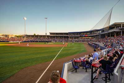 The Fredericksburg Nationals baseball team debuted this year after a one-year delay due to the pandemic. Matt Christian/Fredericksburg Nationals