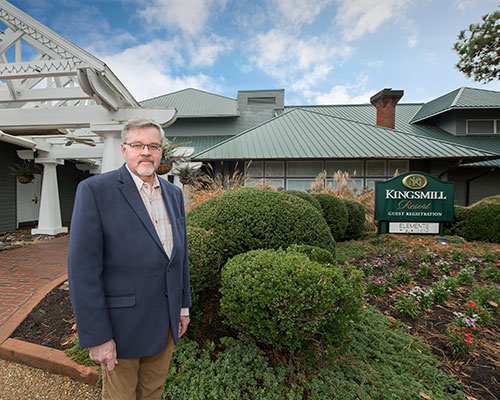 Virginia Restaurant, Lodging & Travel Association President Eric Terry says sports tourism could help diversify and boost Williamsburg's hospitality sector. Photo by Mark Rhodes