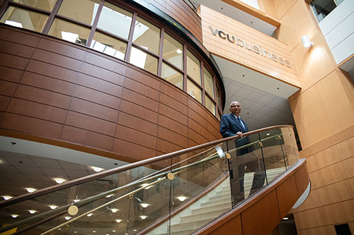 Jayaraman Vijayakumar, associate dean of graduate programs at the VCU School of Business, says interest in acquiring analytics skills is high. Photo by Caroline Martin