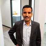 “If the employees are happy, everything is in a good place,” says Raj Kilaru, CEO of Ashburn-based Sriven Technologies. Photo by Will Schermerhorn