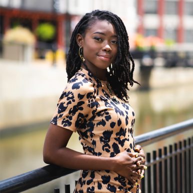 Andrea Barnett, president of the National Association of Black Accountants' Richmond chapter, says the organization is boosting professional development while also focusing on the student pipeline. Photo by Shandell Taylor