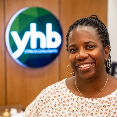 Krystal McCants, chair of the Virginia Society of Public Accountants' diversity, equity and inclusion advisory council, says representation matters in trying to recruit future CPAs. Photo by Will Schermerhorn