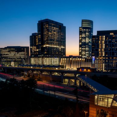 Tysons is a nationally recognized example of placemaking, evolving from a rural crossroads in the early 1960s to a budding metropolis that is a headquarters for several major global companies, including Capital One Financial Corp. and Mars Inc. Photo by Will Schermerhorn
