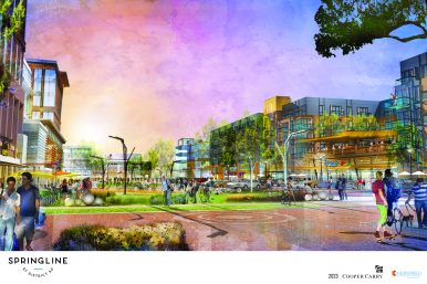Rendering of Springline at District 60. Image courtesy Chesterfield County