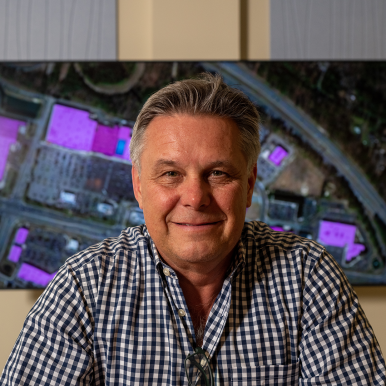 Brendan Richardson co-founded Charlottesville-based Astraea, a satellite imaging and data analytics company. Photo by Matthew R.O. Brown