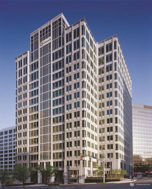 Microsoft leases space in Arlington's Commonwealth Tower Virginia